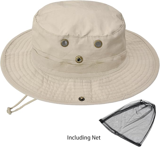 Sun Hats for Men Women Bucket Hat UPF 50+ Boonie Hat Foldable UV Protection Hiking Beach Fishing Summer Safari