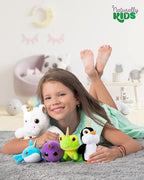 Naturally KIDS Toddler Unicorn Backpack w Plush Unicorn Toys, Gifts for 2-5 Year Old Girls, Toddler Backpack