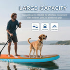 Inflatable Stand Up Paddle Board with SUP Accessories, Anti-Slip EVA Deck, Family-Friendly SUP Boards for Adults & Youth of All Skill Levels, Versatile Yoga Paddle Board