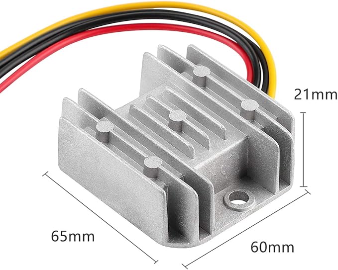 HOMELYLIFE DC 48V 36V to 12V Step Down 12V 5A 60W Voltage Regulator Buck Converter Reducer Power Converter Waterproof Module Transformer for Golf Cart Club Car