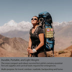 [Upgrade] Survival First Aid Kit Outdoor Molle System with Tactical Gear Set Trauma Kit for Camper Travel Hunting Hiking and Adventures