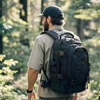 Tactical Backpack Military Hiking Daypack - Molle Backpack for Men 3 Day Assault Pack Bug Out Bag for Camping Travel Army Hunting Gym Rucksack Survival (Black)