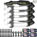 LED Headlamp, 1000lumens 230° Widebeam Headlight 4 Packs, USB Rechargeable HeadLamp with Red Taillight, Lightweight Waterproof Headband Light for Camping Running Hiking, Hard Hat Headlamp