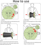 ALEVMOOM Upgraded Folding Stool with Cushion,Portable Collapsible Retractable Stool,Outdoor Chair,Yet More Sturdy Load Capacity 440lbs for Camping Garden Fishing Hiking BBQ with Carry Bag