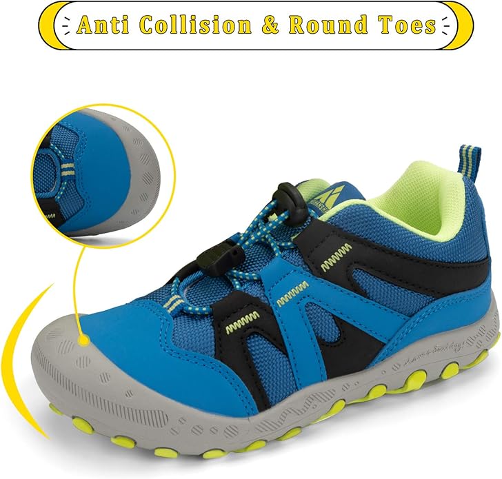Mishansha Boy's Girl's Hiking Shoes Low Top Sneakers Outdoor Trekking Walking Climbing Running Shoes