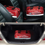 General Medi 127-Pieces Roadside Car Emergency Kit Include Mini First Aid Kit, Jumper Cables,Tow Rope, Bandage, Safety Vest, Emergency Triangle, All in One Pack