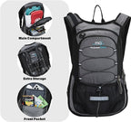 15L Insulated Hydration Backpack Pack with 2L Water Bladder Lightweight Hiking Backpack Bag for Women Men Daypack for Hiking Running Festival Camping Biking