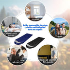 Macarrie 6 Pack Camping Sleeping Bags Bulk for Adults, 4 Season Cold Weather Sleeping Bag with Compression Sack Lightweight Waterproof Essential Gear for Backpacking Hiking Travel