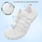 L-RUN Barefoot Water Shoes Women Mens Aqua Sock Athletic Hiking Water Sports Shoes for Swim Beach Pool Sand Diving Walking