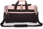 DALIX 17" Blank Duffle Bag Duffel Bag Travel Size Sports Durable Gym Bag