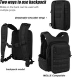 PETAC GEAR Tactical Molle Hydration Pack for 1.5L - Lightweight Water Reservoir Bag for Molle Vest Backpack, for Hiking, Hunting