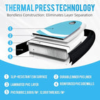 10'6"Inflatable Stand Up Paddle Board Ultra Portable-Lightweight & Stable|All-in-One Kit w/Aluminum Paddle, Dual-Action Pump & Backpack|Lakes & Oceans Ready for Family Recreation by Aquajourney