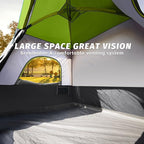 UNP 2/4/6/8 Person Tent, Portable Cabin Tent, Camping Tent 4-Person Easy Set Up, Waterproof with Top Rainfly for Outdoor Camping/Hiking