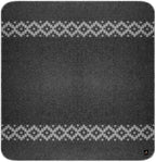 Thick Alpaca Wool Blanket Heavyweight Camping Outdoors Indoors Soft Peru Queen Size Ethnic Design (Dark Gray - Soft Gray, Queen Size)