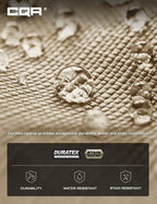 CQR Men's Tactical Pants, Water Resistant Ripstop Cargo Pants, Lightweight EDC Work Hiking Pants, Outdoor Apparel