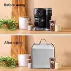 Cold Brew Coffee Maker Cover Drip Coffee Maker Lid Waterproof Antistatic Nylon Case for K-Duo Gen2/K-Cup Gen1 Hot & Iced Single Serve & Carafe Coffee Make 72oz