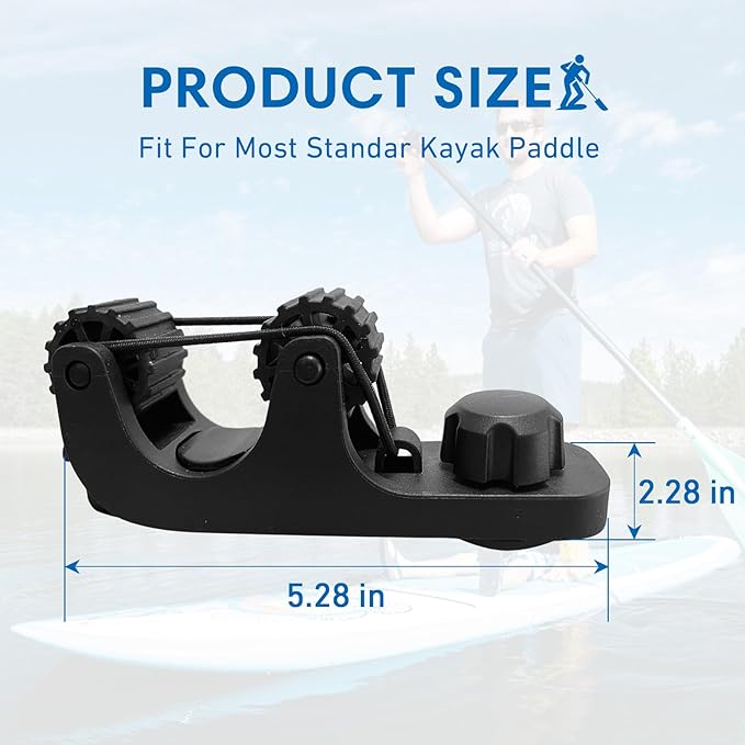 Kayak Paddle Holder, Kayak Fishing Net Holder, Kayak Accessories、Kayak Fishing Poles Holder, Kayak Track Mount Accessories for Fishing Kayak, CanoePaddle Board(2PCS)