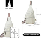 Sling Bag Crossbody Bags for Women Small Cross Body Bag Fanny Packs Chest Sling Purse for Daily Travel Leisure Sport