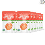 Nature’s Turn Freeze-Dried Fruit Crisps – Healthy, Gluten-Free, Crispy & Delicious, Plant-Based Snack, Ideal for Cereal, Smoothies, School Lunches, & On-the-Go, Sour Apricot, Pack of 12 (0.53 oz Each)