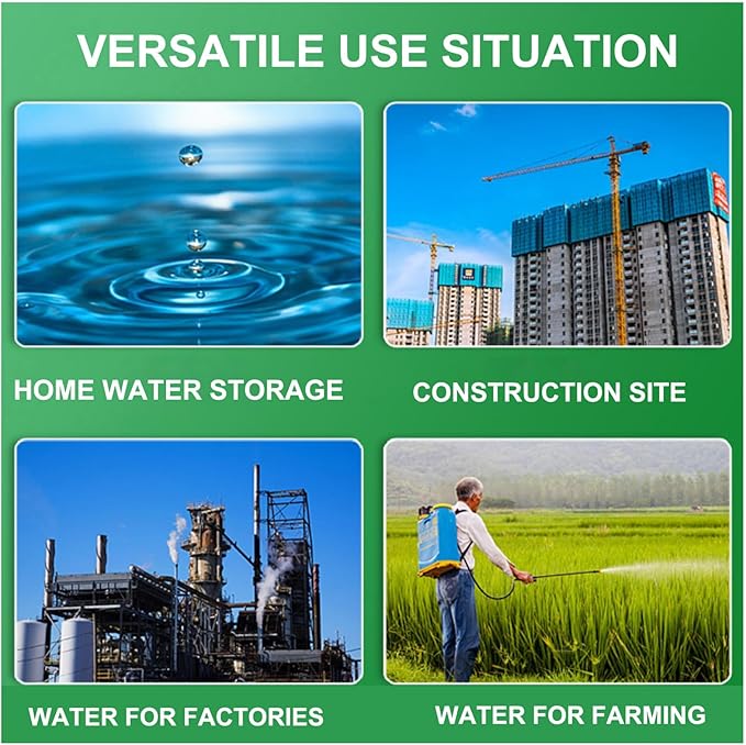 Plastic Portable Water Tank Water Storage Tank for Camping with Spigot Hose Water Container Water Storage Container for Emergency Water Storage Hiking Outdoor(Size:7.9 Gallon / 30L)