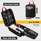 Gifts for Men Dad Husband - Christmas Stocking Stuffers, Birthday Gifts Idea for Him Boyfriend Man- Survival Kit 14 in 1, Survival Gear and Equipment, Fishing Hunting Camping Accessories, Cool Gadgets