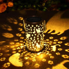 Cat Solar Lanterns Outdoor Waterproof Garden Decor Hanging Solar Lights Cute Cat Gifts for Women Mom Grandma, LED Decorative Light Fairy Garden Accessories,Outdoor Lantern for Patio,Yard,Lawn, Pathway