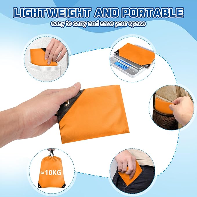 Grneric Drawstring Backpack Bulk 70Pcs String Backpack Drawstring Bags Cinch Bag Sackpack for Men Women Gym(Orange)