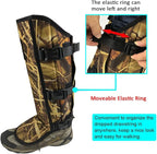 Snake Gaiters for Men & Women,Sturdy Snake Bite Proof Boots,Adjustable Snake Guards,Hiking Gaiters with Storage Pouch.