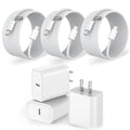 10FT for iPhone Charger Fast Charging Cord, 20W Fast USB C Charger Block with 3 Pack 10 ft Extra Long Charging Cable for iPhone 17/17 Pro/17 Pro Max/Air/16 Pro Max/16 Plus/15 Pro Max/15, iPad Pro/Mini