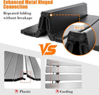 Folding Camping Table, Portable Outdoor IGT Camp Table, Foldable Picnic Table, Outdoor IGT Cook System with Carry Bag, Ultralight Aluminum, Adjustable Height, for Beach, Backyard,BBQ