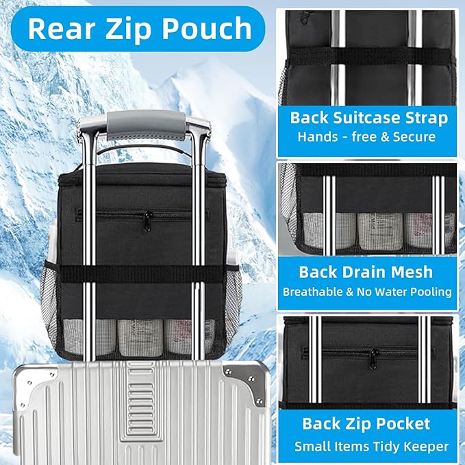 Quick Dry Mesh Shower Caddy Portable, Travel Toiletry Bag,Personal Essentials for Men Women Camping Beach&Dorm Room&travelling&Makeup Organizer,Medium, Black