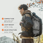 Naturehike YL01 Snap Camping Chair, 1 Second Setup Frame, 441lb Capacity, Portable Backpacking Chair with Storage Bag, Lightweight & Compact Folding Camp Chair for Backpacking Camping Fishing