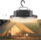 12000mAh (45W) Camping Hanging Tent Light Emergency Power Outage Lantern Home Use 4000LM 3 Modes IPX5 Waterproof Outdoor Walking Rock Climbing Work Rechargeable Camping Light