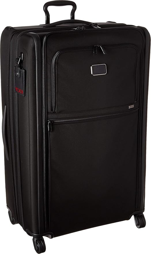 TUMI - Alpha Worldwide Trip Expandable 4-Wheeled Packing Case - Extra Large Design with Zip Expansion Checked Bag - Black