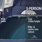 CAMEL CROWN Tents for Camping 2/3/4/5 Person Camping Dome Tent, Waterproof,Spacious, Lightweight Portable Backpacking Tent for Outdoor Camping/Hiking