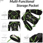 Running Vest for Women Men Lightweight Hydration Backpack Pack with 1.5L Water Bladder Bag Hydro Daypack for Hiking,Trail,Skiing,Camping,Cycling,Race,Marathon