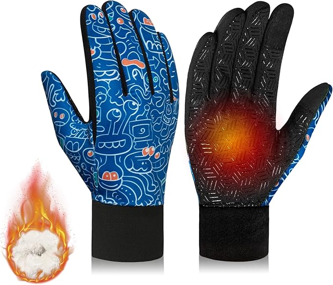 RIGWARL Touchscreen Gloves for Running Bike Anti-Slip Warm Gloves for Cycling Sports Biking Hiking Driving Walking