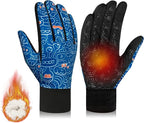 RIGWARL Touchscreen Gloves for Running Bike Anti-Slip Warm Gloves for Cycling Sports Biking Hiking Driving Walking