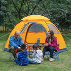KAZOO Outdoor Camping Tent 2/4 Person Waterproof Camping Tents Easy Setup Two/Four Man Tent Sun Shade 2/3/4 People
