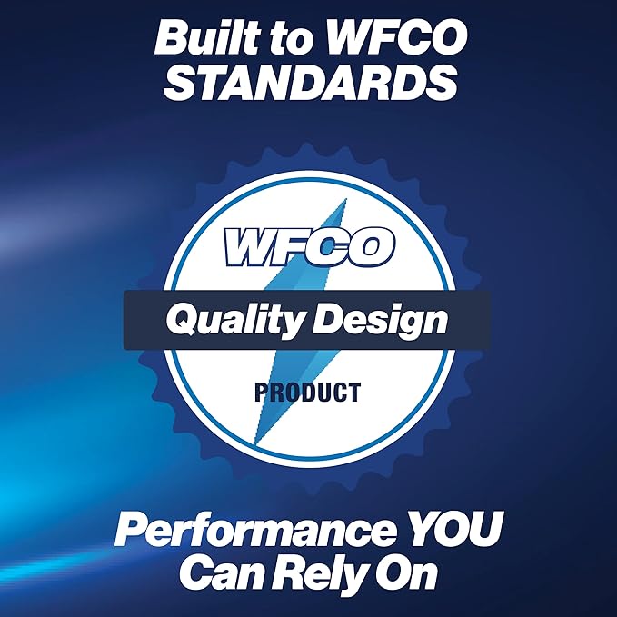 WFCO Genuine WF-9875-AD-CB RV Converter/Charger Deckmount 75Amp DC Output with Patented Auto Detect™ Technology Lead Acid Lithium Multi-Stage Charging