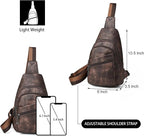 Sling Bag Crossbody Bags for Women Small Cross Body Bag Fanny Packs Chest Sling Purse for Daily Travel Leisure Sport