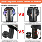 Upgraded Collapsible Stool Heavy Duty 550lbs Load Capacity Portable Folding Chair for Adults Camping Stool Sturdy Foldable Stool (Orange)