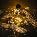 Solar Lanterns Outdoor Butterfly Hanging Solar Lights Butterfly Christmas Gifts for Women Mom Metal Lantern Waterproof LED Decorative Garden Light for Yard Patio Front Porch Outside Gardening Décor