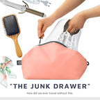 Large Compression Packing Cubes for Travel-Packing Cube Luggage Organizers 7 Piece Set for Checked Luggage-Ultralight, Expandable/Compression Bags by TRIPPED Travel Gear (Dusty Rose)