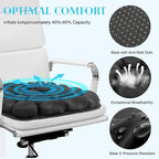 Airplane Seat Cushion for Long Flights, Inflatable & Portable Travel Cushion for Tailbone Pain Relief, Pressure Relief Car Seat Cushion for Office Chair and Wheelchair Use