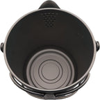 Valtcan Titanium Percolator Coffee Maker Pot 1.5L Filter Brew Ultralight Weight Camping Kettle 50 fl oz 6 Cup Capacity Glass Knob 395g Compact Kettle