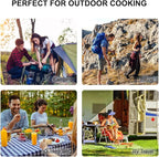 Camplux Dual Fuel Propane & Butane Stove with Carrying Case, Portable Camping Stoves with CSA Certification