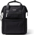 Baggallini Soho Backpack - Travel Laptop Backpack for Women - Lightweight Water-Resistant Luggage Bag, Black