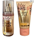 Bath & Body Works TRAVEL SIZE Mist and Cream Set - 5 oz each set (Pink Pineapple Sunrise)