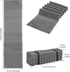 Foam Camping Pads for Hiking, Ultralight Closed Cell Mattress, Waterproof Soft Mat for Adults, Wide Picnic Yoga Mats, Folding Sleeping Pad for Outdoor Backpacking